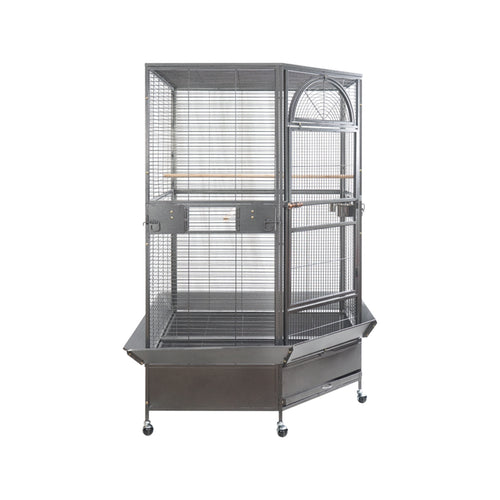 YES4PETS - XXL 185cm Corner Bird Cage with Wheels - Petservo