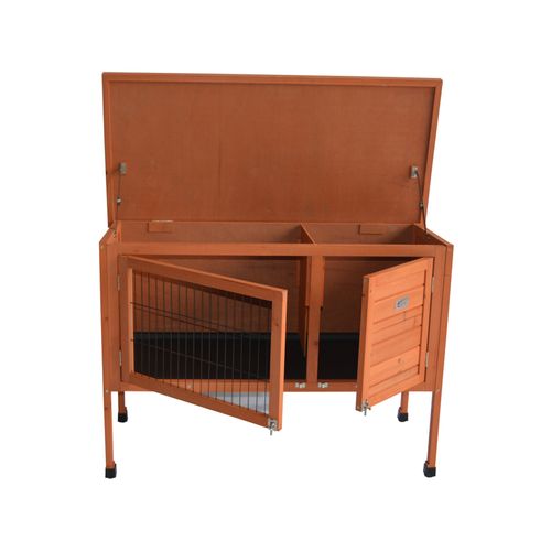 YES4PETS - Large Single Wooden Hutch - Petservo