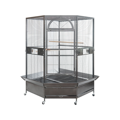 YES4PETS - XXL 185cm Corner Bird Cage with Wheels - Petservo