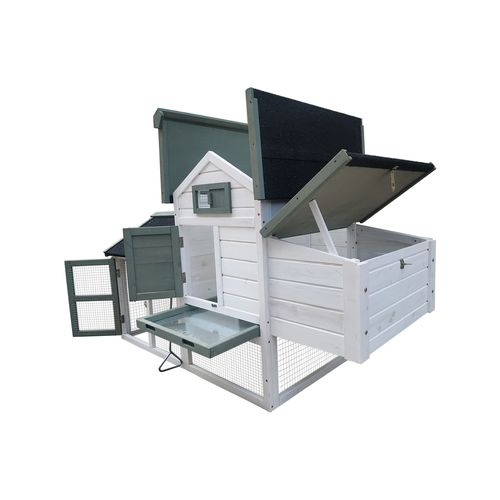 YES4PETS - Medium Chicken Coop Rabbit Hutch Guinea Pig Cage Ferret House