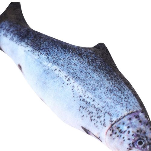 Paws and Claws - Catnip Toy Real Fish Printed 20cm Pet Cat Kitten Interactive Toy BL