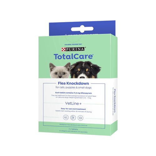 Purina Total Care All In One Flea And Worm Tablets For Dogs Purina