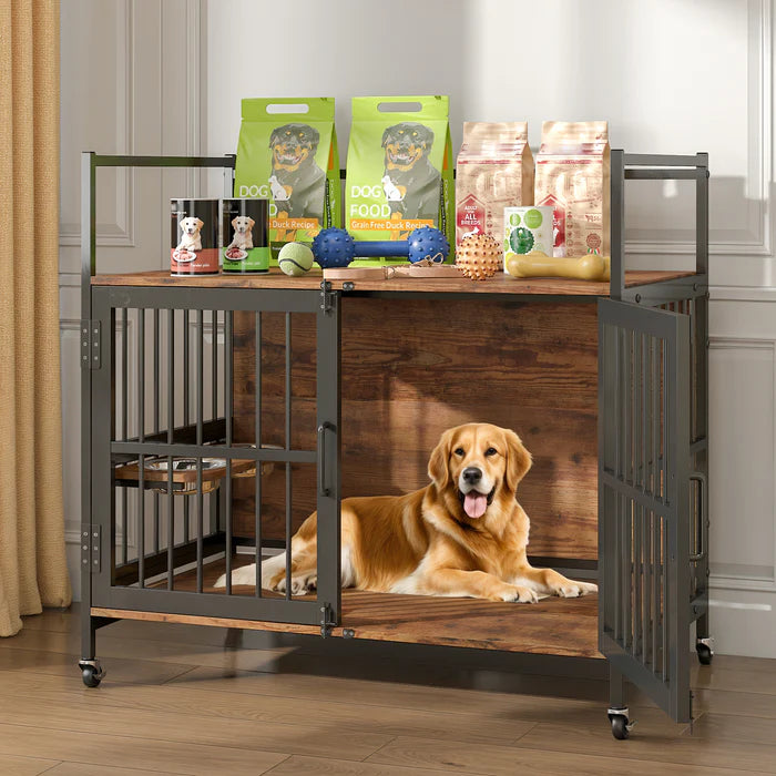 Buy Advwin Heavy-Duty Dog Kennel Dog Crate Furniture at Pet Servo