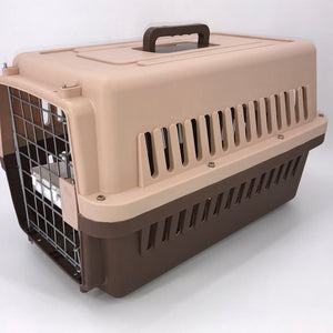 Buy YES4PETS Medium Dog Cat Rabbit Carrier Airline Cage Brown - PetServo