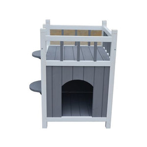YES4PETS - Cat Shelter Condo House with Escape Door - Pet Servo
