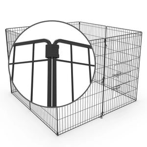Advwin - Pet Playpen Dog Dence Exercise Pen 8 Panel 36 inch - petservo