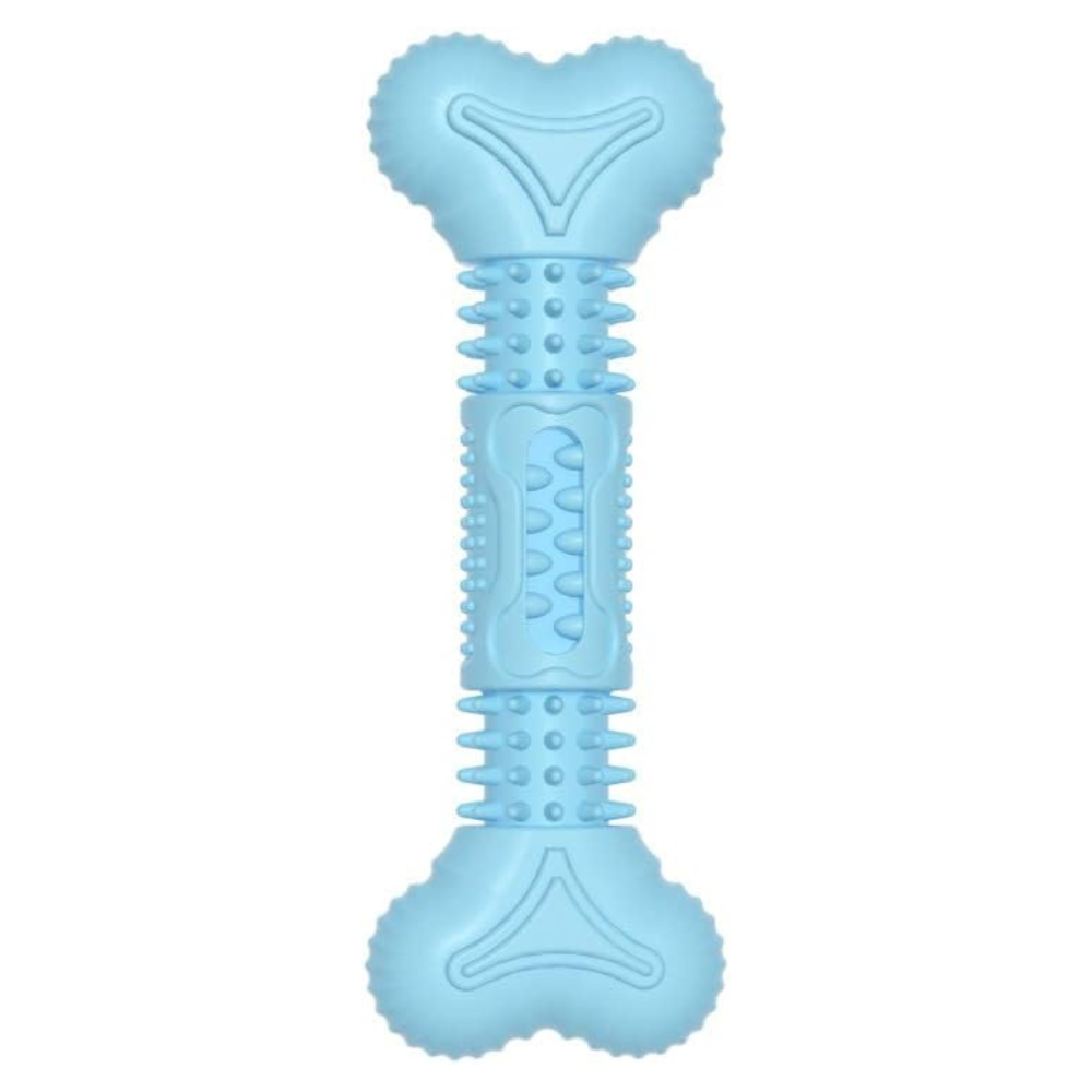 Durable TPR Bone Chew Toy for Dogs – Aggressive Chewers (Pink)