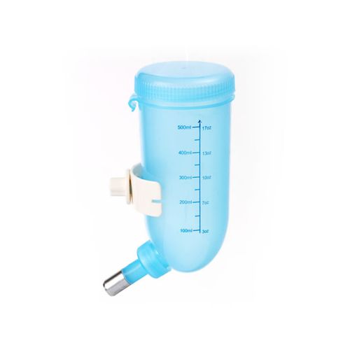 Yes4pets 500ml Hamster Rabbit Water Bottle Dispenser Blue - PetServo
