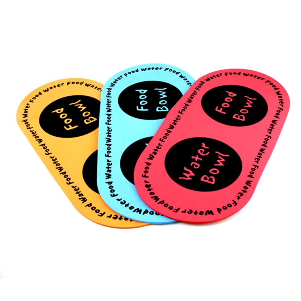 YES4PETS 6x Waterproof Non-Slip Pet Food Bowl Placemats - petservo