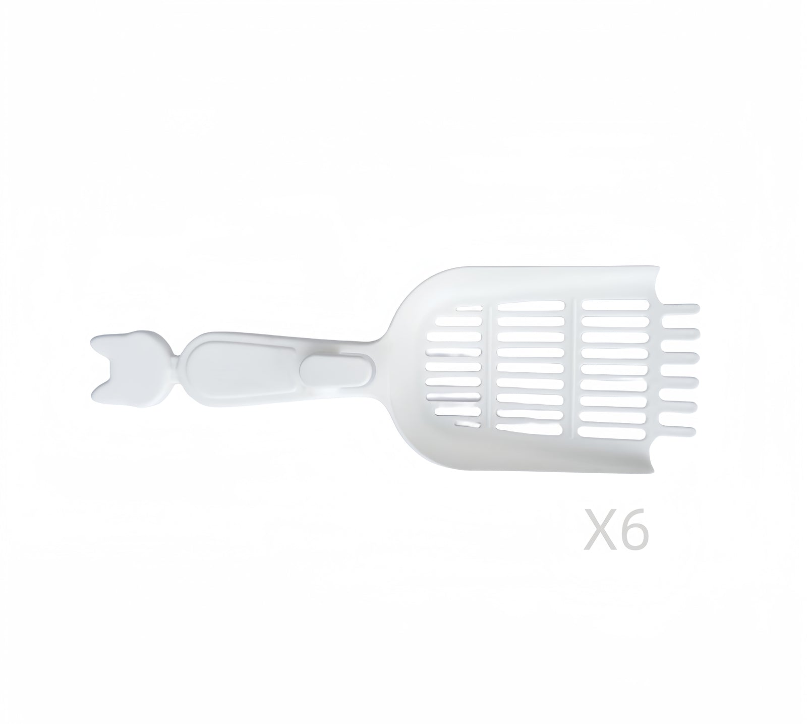White plastic tool with grid pattern on a white background at Pet Servo