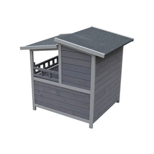 YES4PETS - 2-Story Rainproof Cat Shelter Condo - Pet Servo