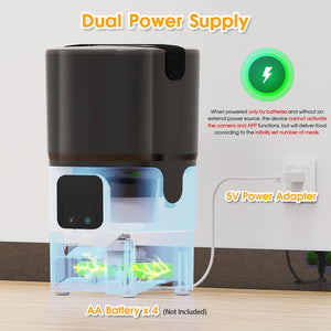 Advwin - 6L Automatic Pet Feeder 5G WiFi - petservo