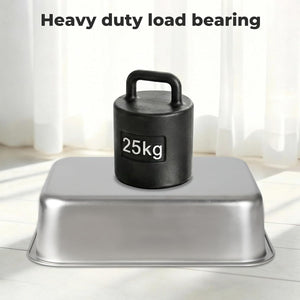 Pawz - Non-Sticky, Easy to Clean Stainless Steel Litter Box for Cats Kitty Kitten at Pet Servo