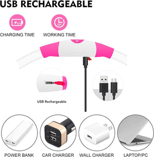 Dehlso - LED Dog Collar – Rechargeable Light-Up Safety Gear - Petservo