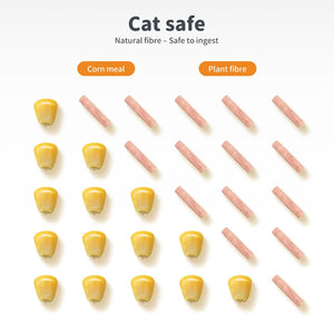 PaWz - Tofu Cat Litter Clumping, Ultra Absorbent & Fast Drying Long Lasting Odor Control (Peach) at Pet Servo
