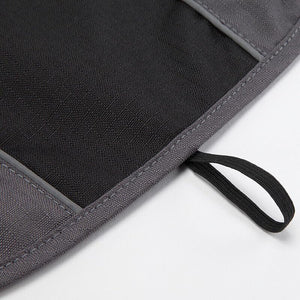 Black fleece winter coat—waterproof, reflective, and warm - Petservo