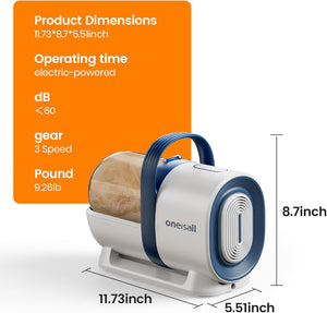Buy oneisall - Pet Grooming Vacuum with Clipper Set at Pet Servo