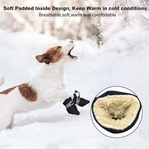XINYUICEAN - Waterproof Anti-Slip Dog Boots (4Pcs) - Petservo