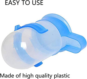 Blue and clear plastic device with text 'EASY TO USE' and 'Made of high quality plastic' on a white background at Pet Servo