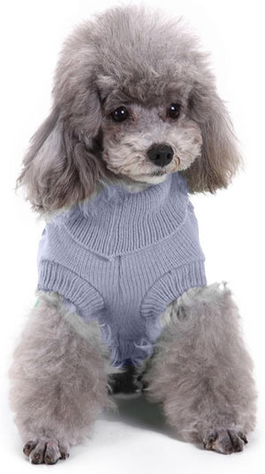 KIKNIN - Thermal Turtleneck Dog Sweater, XS Size - Petservo