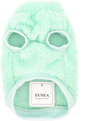 Green Fleece Dog Sweater – Cozy Winter Wear w/D-Ring - Petservo