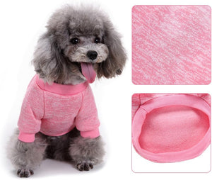 Pink Knit Dog Sweater for Winter Warmth - Petservo