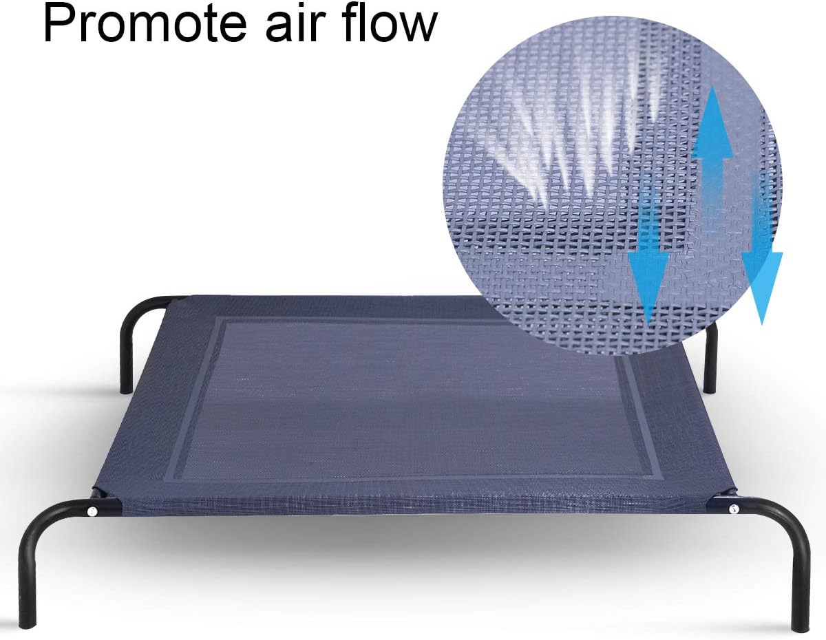 Giantex - Elevated Pet Bed for Large Dogs – Portable Raised Cooling Cot