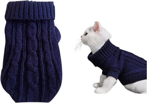 Knitted Sweater XL – Cozy Wear for Small Pets - Petservo