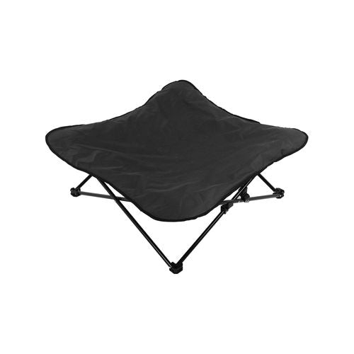 Charlie's - Butterfly Portable Folding Pet Chair Black Medium - Pet Servo
