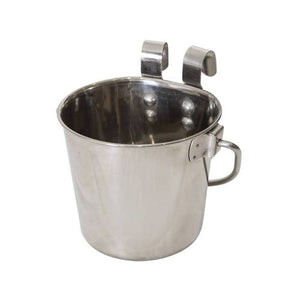 YES4PETS 2 x 3.8L Stainless Steel Pet Parrot Feeder Bowls - PetServo