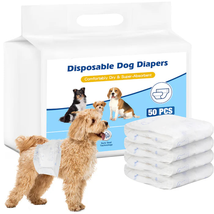 Advwin - Disposable Dog Diapers for Male Dogs