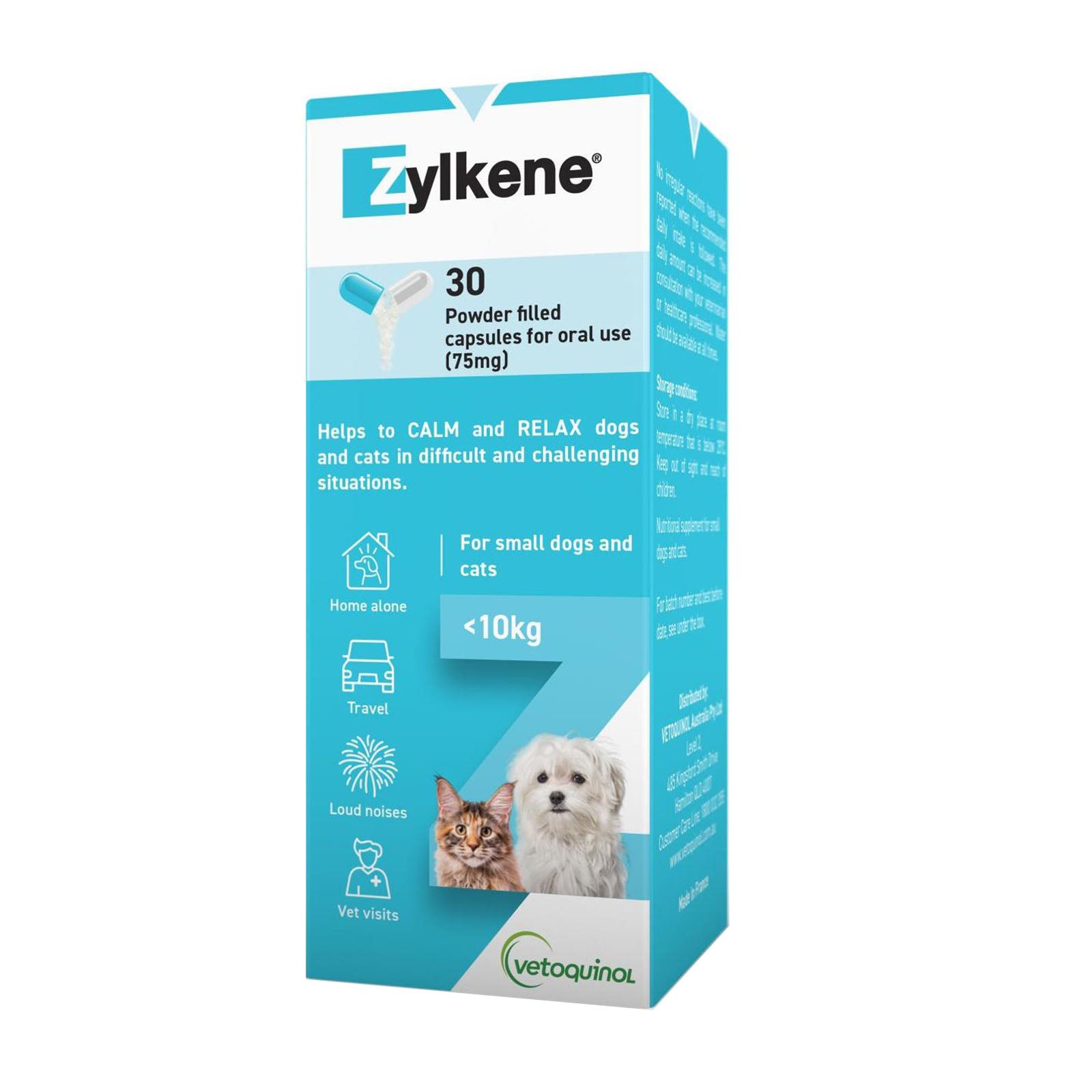 Zylkene - Nutritional Supplement For Dogs And Cats 75 Mg
