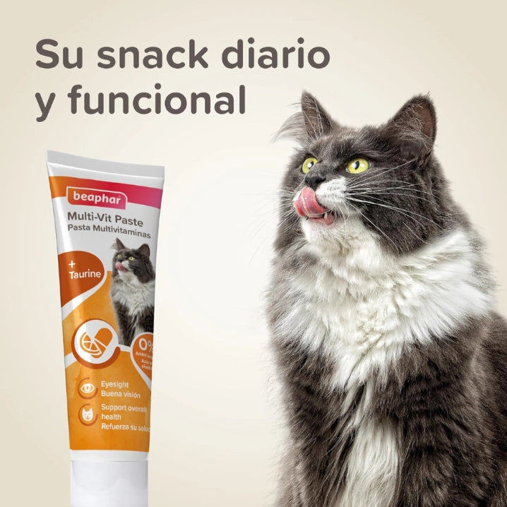 Beaphar - Multi Vitamin Paste for Cat 100g - Petservo-1