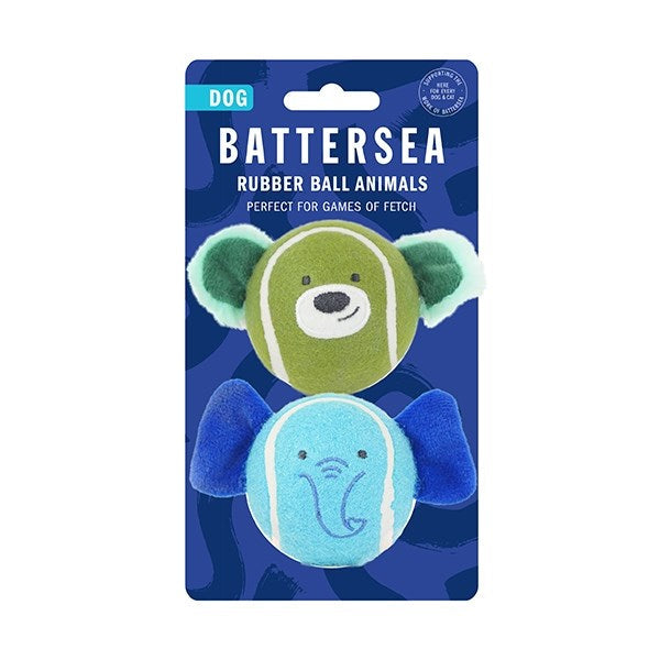 Rosewood - BATTERSEA RUBBER BALL ANIMALS (2PC)