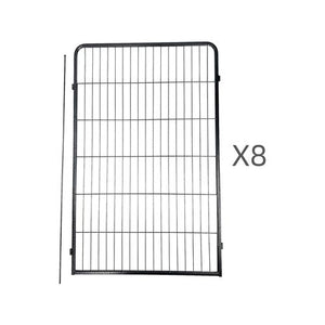 YES4PETS - 8 Panel 120cm Heavy Duty Pet Fence Extension - Pet Servo