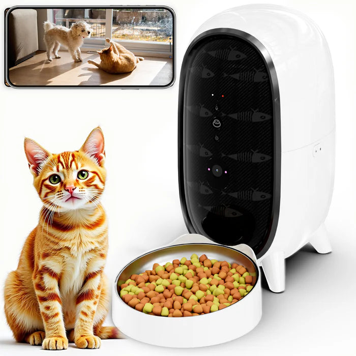 Shop Advwin - 3L Automatic Cat Feeder with 2K Camera at Pet Servo