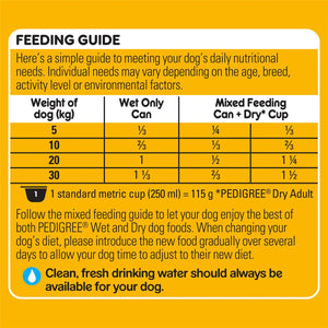Pedigree - Homestyle With Beef Pasta & Veggies Wet Dog Food Can 1.2kg - Petservo
