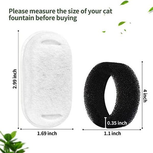 Yes4pets 8X Pet Dog Cat Fountain Filter Activated Carbon Replacement-5