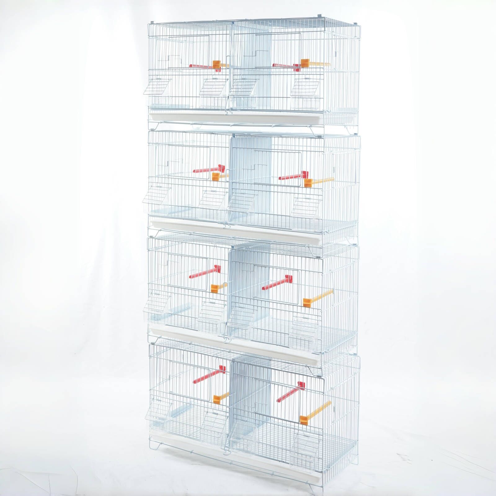 YES4PETS - 4-Level Stackable Breeding Aviary Cage - Pet Servo