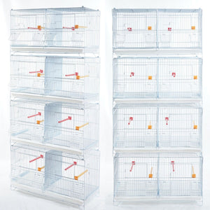 YES4PETS - 4-Level Stackable Breeding Aviary Cage - Pet Servo