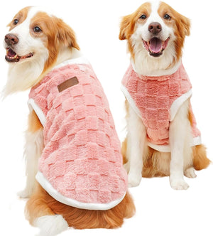 Generic - Pink Plush Dog Winter Coat for Pets - Petservo