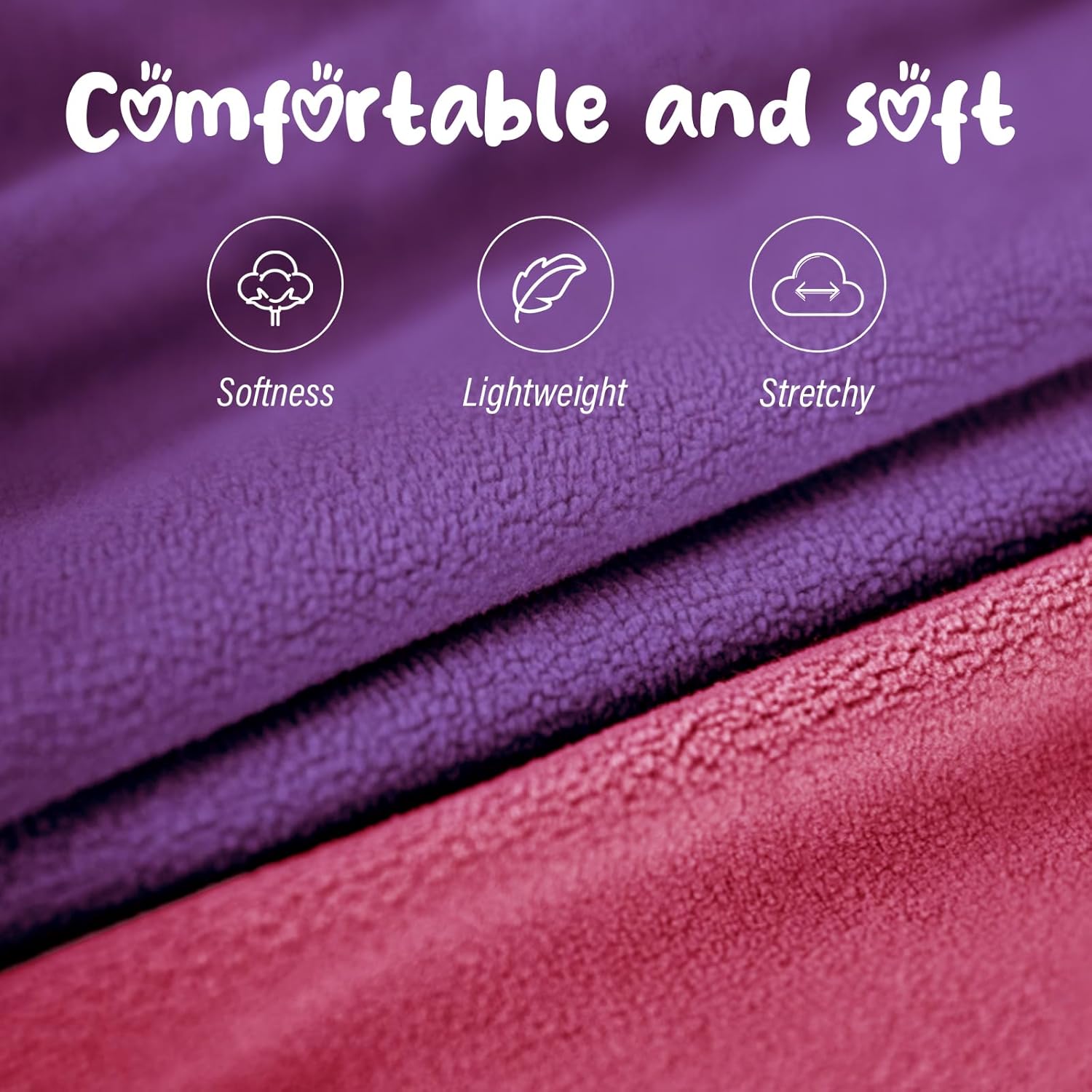 Viiotu - 2-Pack Fleece Dog & Cat Winter Coats (M) - Petservo