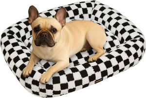 PaWz - Orthopedic Soft Calming Rectangle Pet Sofa Bed with Raised Edges at Pet Servo