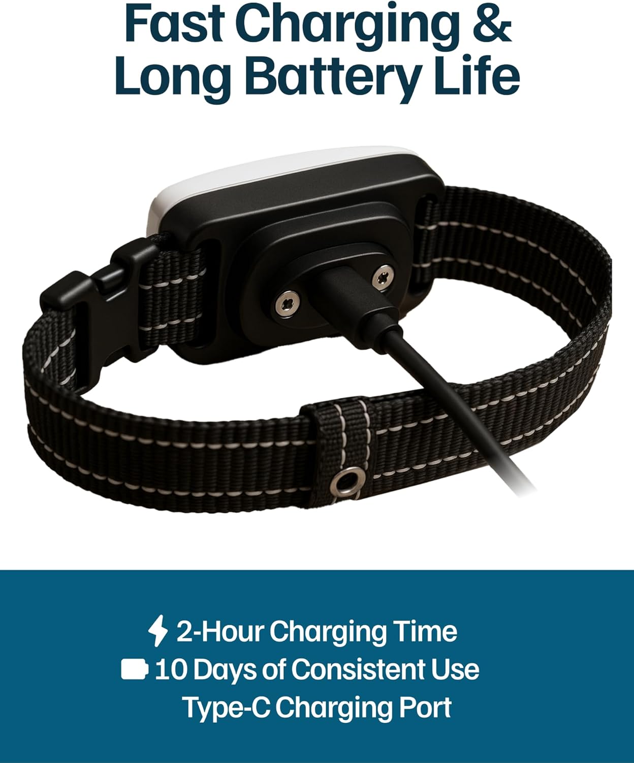 Houndware - Anti Bark Collar for Dog Training Barking Collar 3 Modes Beep Vibration IPX5