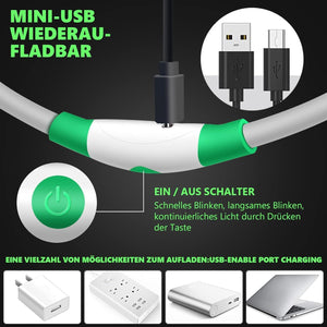 Dehlso - LED Dog Collar – Rechargeable Light-Up Safety Gear - Petservo