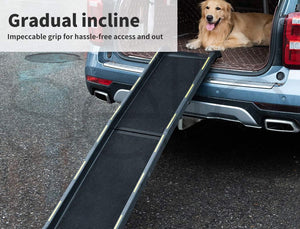 PaWz Ramp Car SUV Travel Stair Step Foldable Portable Lightweight Ladder for Dogs & Cats at Pet Servo
