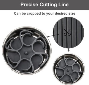 Silicone mold with precise cutting lines and customizable size feature at Pet Servo
