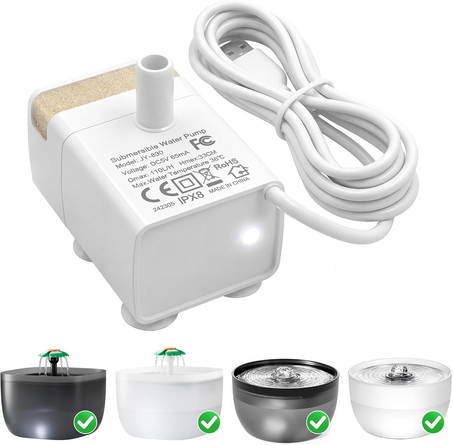 Buy Casfuy Replacement Pump for W8 at Pet Servo