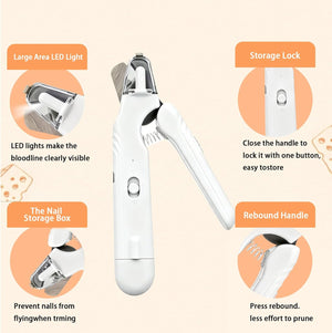 Buy FLYLOVE 2-in-1 Pet Nail Clipper & Grinder LED at Pet Servo