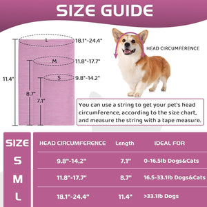 Nanaki - Calming Dog Headband Ear Wrap, Size M - Petservo